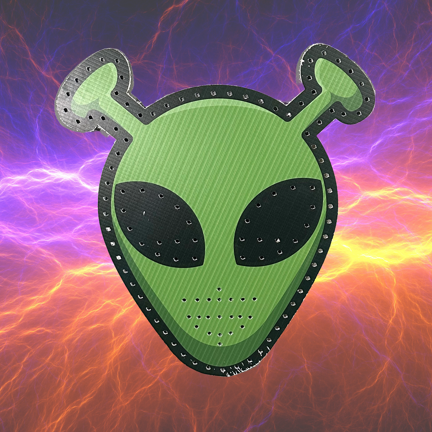 Singing Face Alien Head